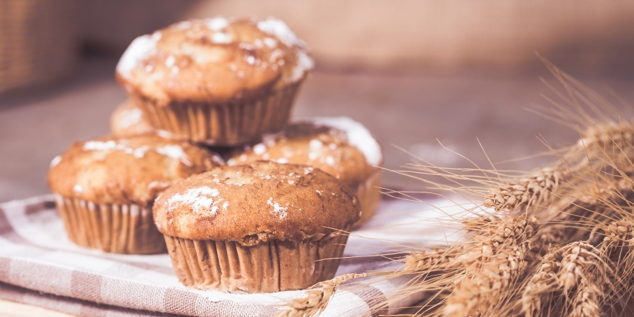 Banana and Pearl Millet Cupcakes