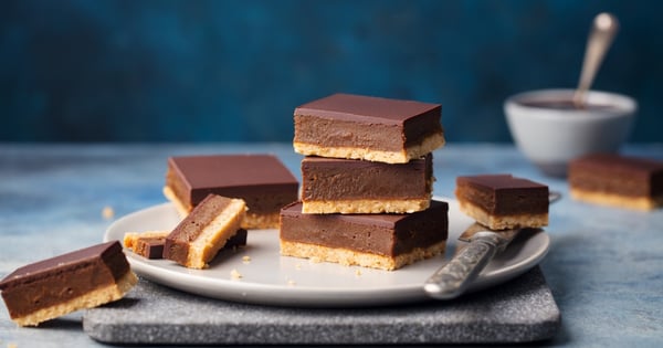 Plant-Based Caramel Shortbread Plant-Based Caramel Shortbread