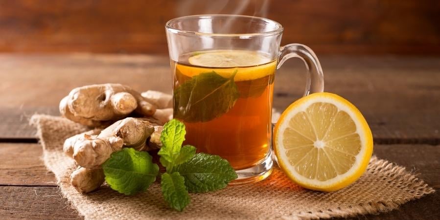 Assuaged-Blog-Ginger-Tea-Leaves-Lemon-Image