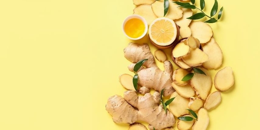 Assuaged-Blog-Ginger-Whole-Slices-Lemon-Leaves-Image