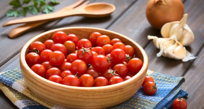 Organic Cherry Tomato & Basil Pasta Recipe 1