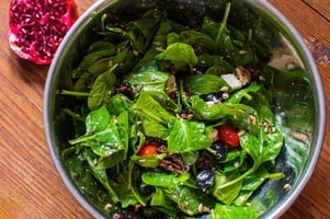  Simple-Summer-Salad-with-fruit-and-nuts-Maple-Mustard-Dressing
