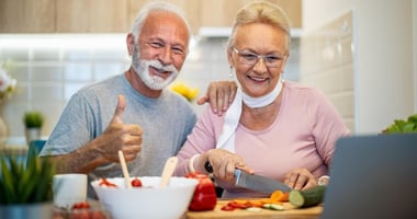 Changing Bodies, Changing Habits elderly woman eating healthy