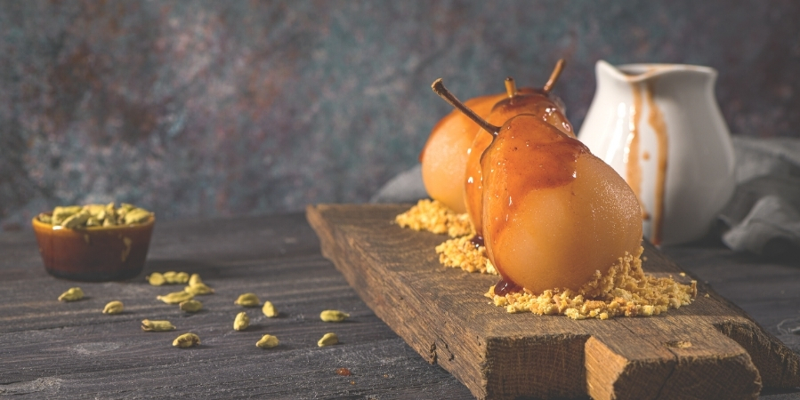 Eucalyptus Poached & Prickly Pear Over Sunflower & Pumpkin Seed Granola