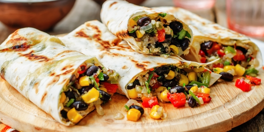 How To Make Vegan Bean Burritos