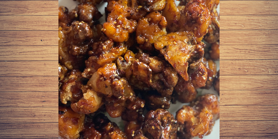 ‘Honey’ Chili Garlic Cauliflower