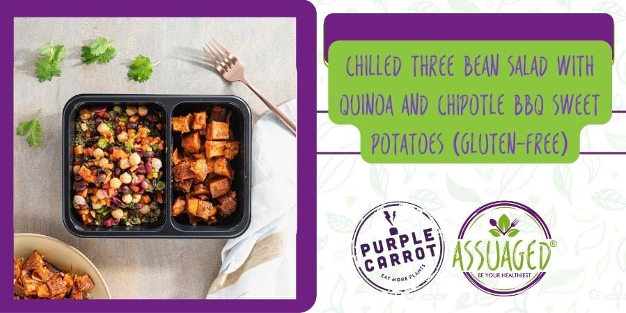Chilled-Three-Bean-Salad-with-Quinoa-and-Chipotle-BBQ-Sweet-Potatoes