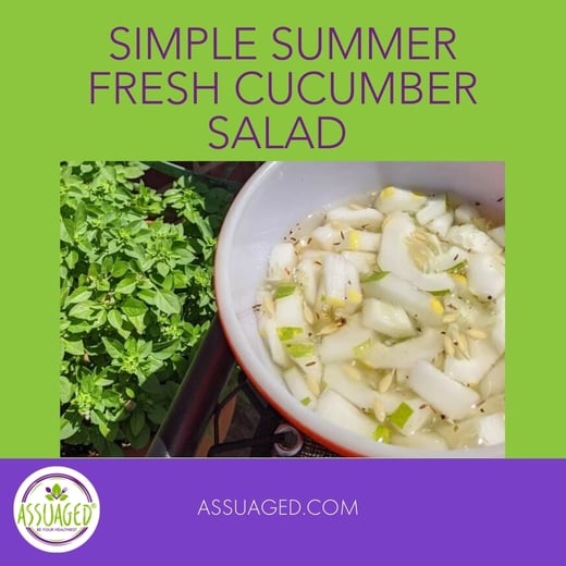 Assuaged-Simple-Summer-Fresh-Cucumber-Salad