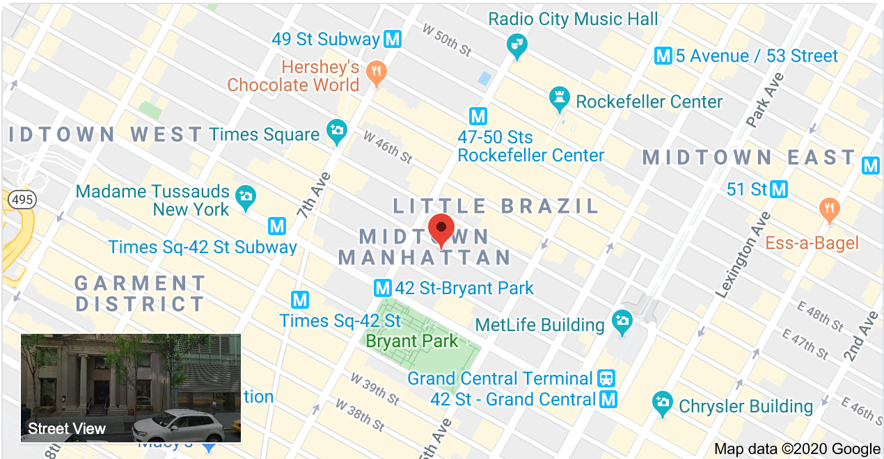 44 W 44th St, New York, NY 10036 Midtown between 5th and 6th St