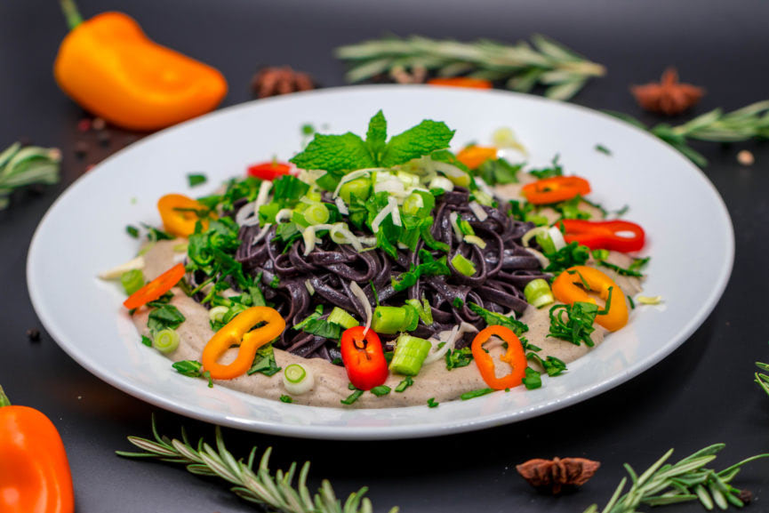 Organic Vegan Alfredo Purple Pad Thai Recipe