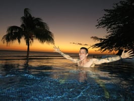 MTV Star Steve-O in hotub celebrate going vegan