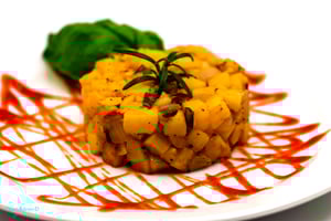 Mom's Simple Spicy Sweet Potato Hash 