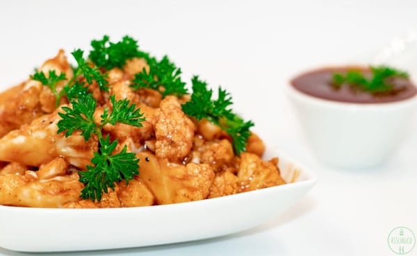 Baked Buffalo Organic Cauliflower Bites Baked Buffalo Organic Cauliflower Bites