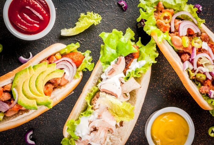 Vegan carrot hot dogs