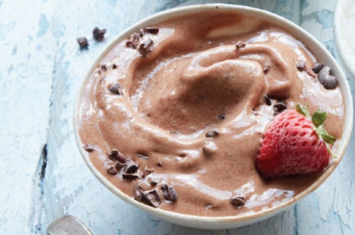 Chocolate Protein Superfood Banana Nice Cream