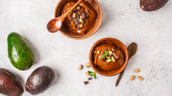 Healthy Green 5 Ingredient Vegan Chocolate Parfait (GF)