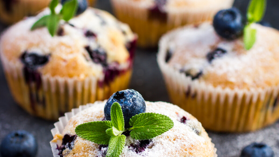 Delicious Vegan Blueberry Lemon Muffins Delicious Vegan Blueberry Lemon Muffins