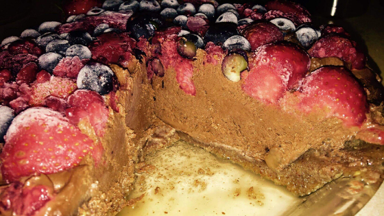 Raw Chocolate Mix Berry Pie