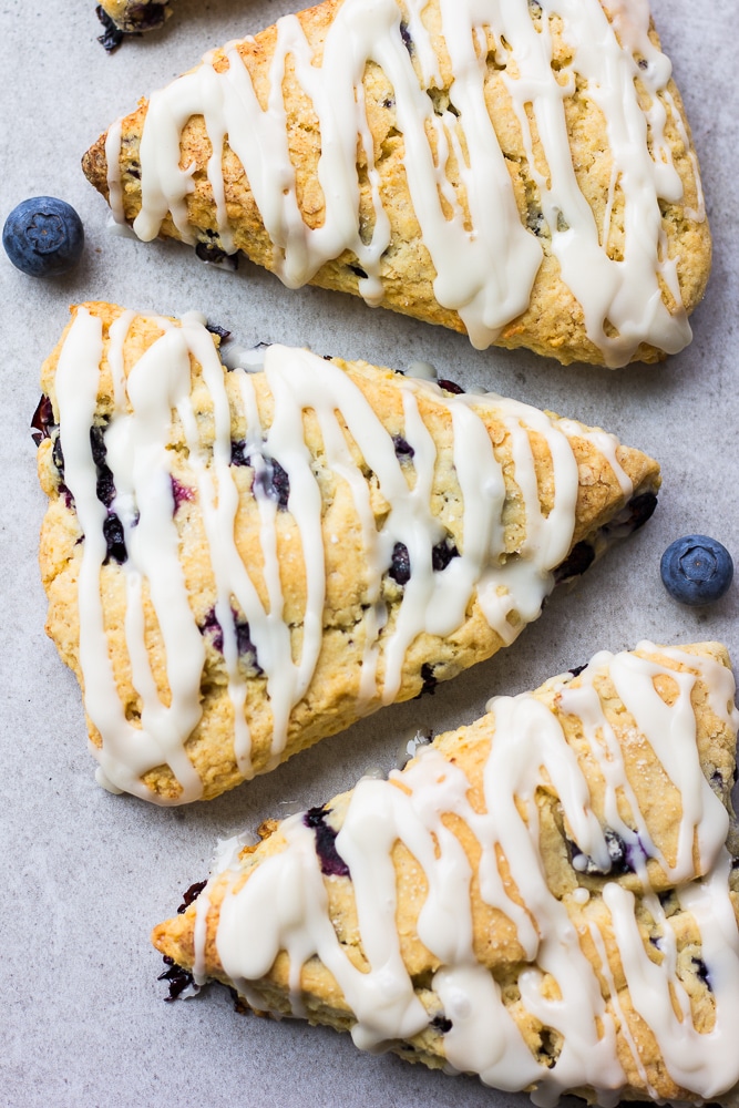 How To Make Vegan Blueberry-Almond Scones