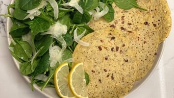 Zeina’s Gluten-Free Herbed Chickpea Pancakes 