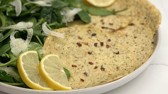Herbed Chickpea Pancakes Herbed Chickpea Pancakes