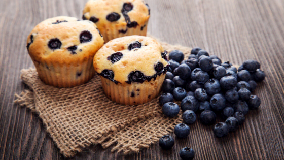 Delicious Vegan Blueberry Lemon Muffins | Assuaged