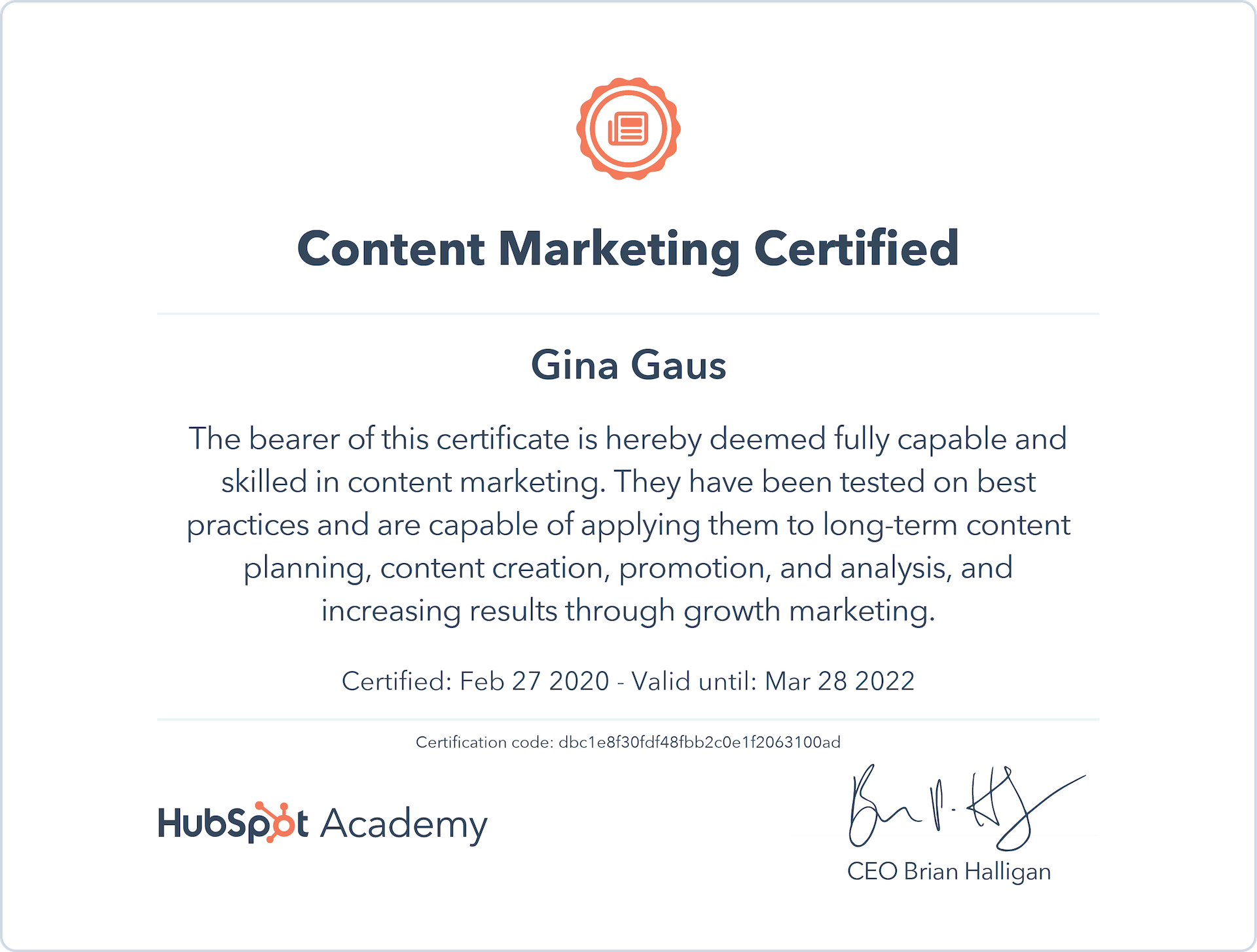 content marketing certification content marketing certification